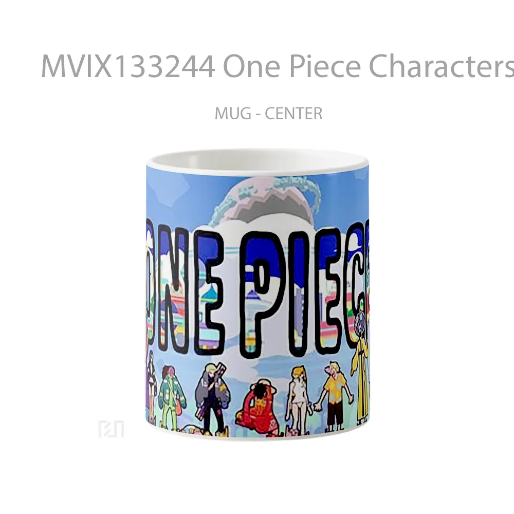 Mug One Piece Characters V3 Cangkir Anime