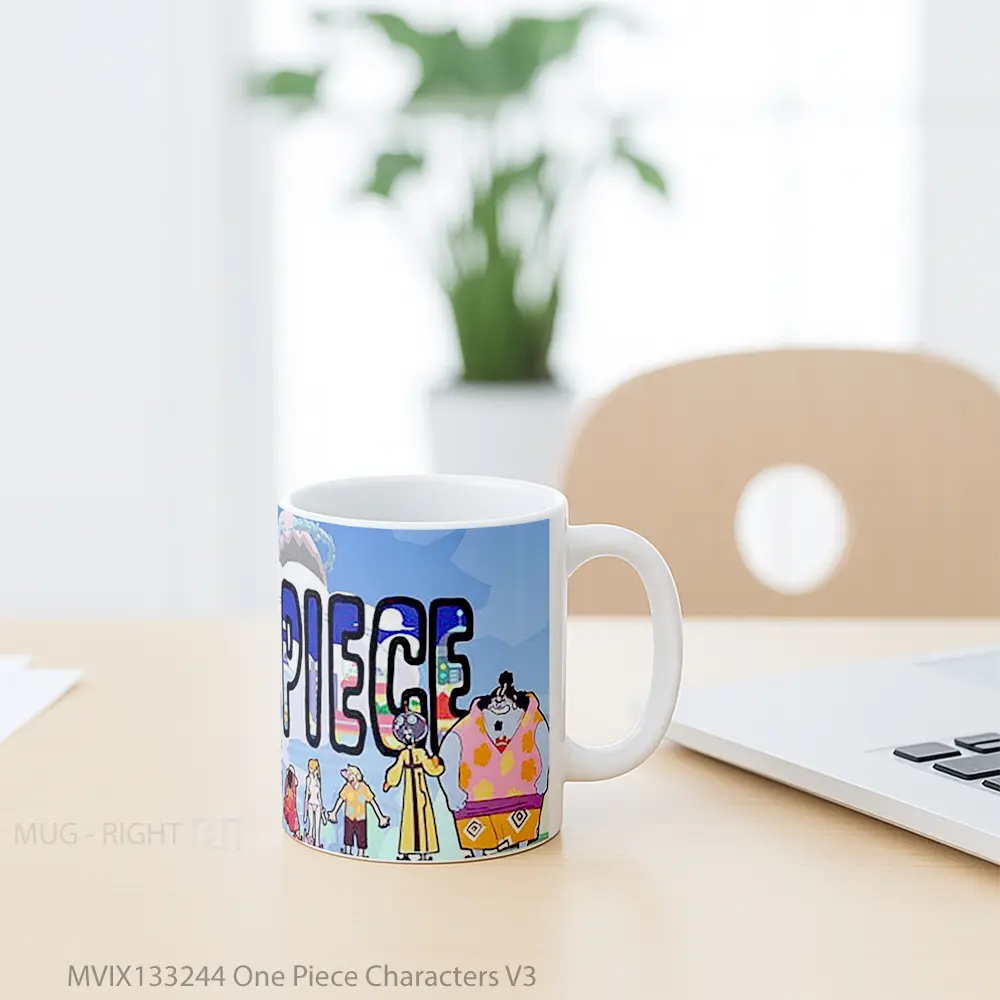 Mug One Piece Characters V3 Cangkir Anime - All-side / Desain
