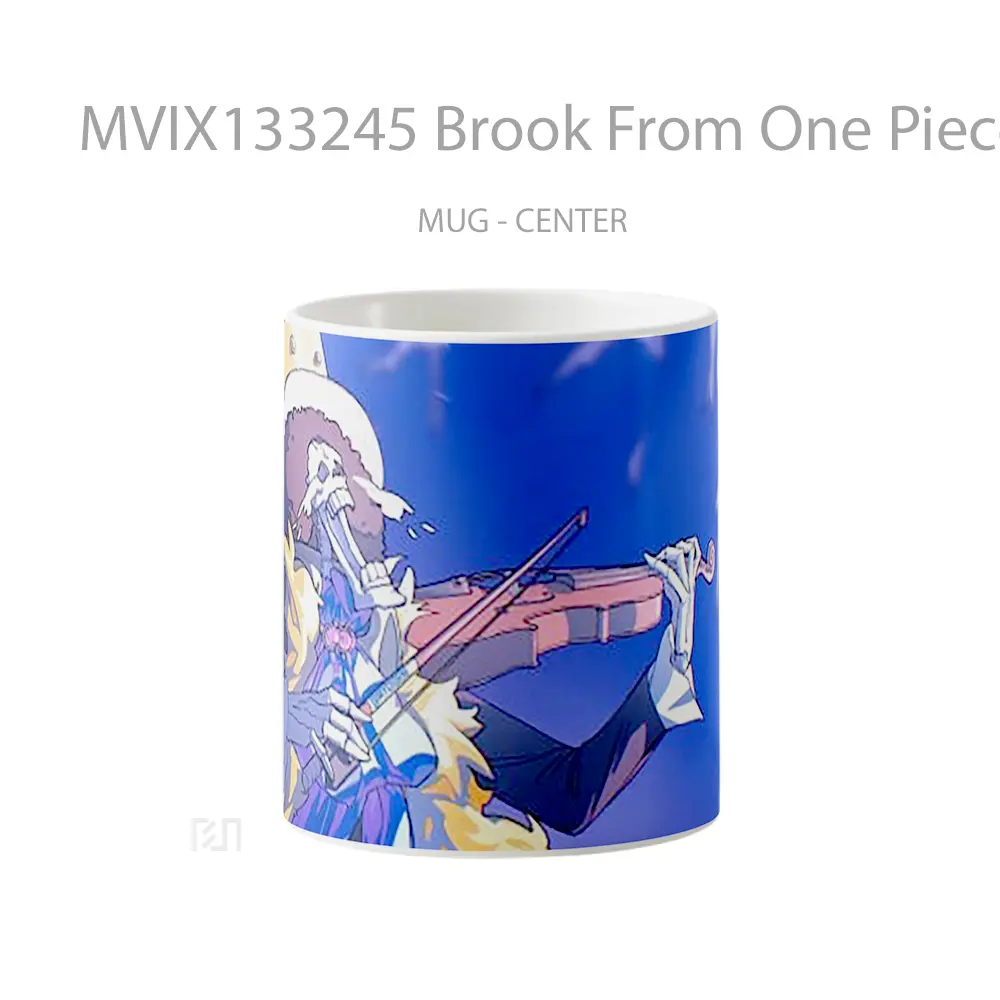 Mug Brook From One Piece V2 Cangkir Anime