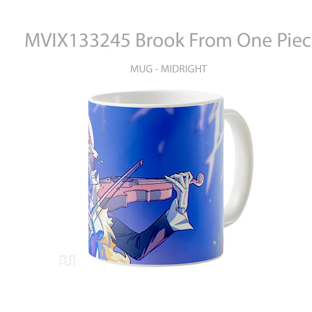 Mug Brook From One Piece V2 Cangkir Anime - All-side / Desain