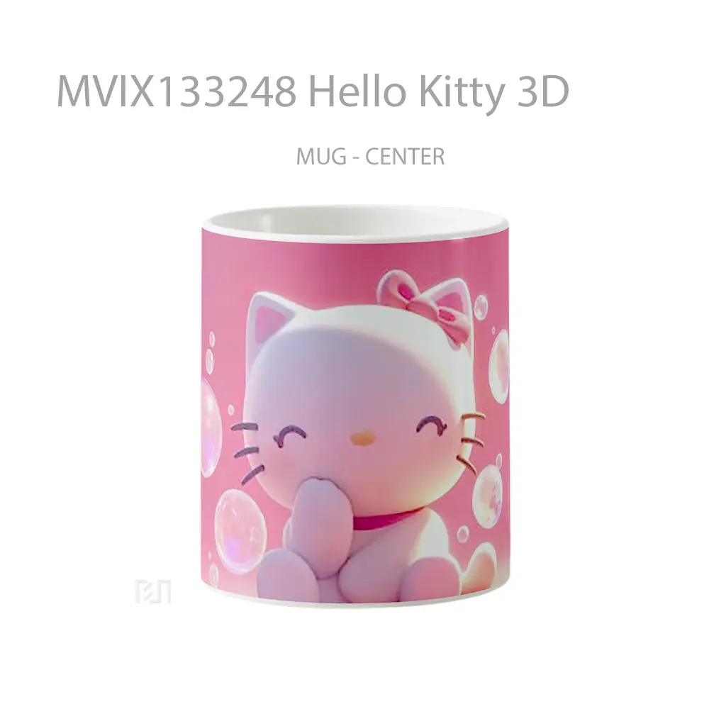 Mug Hello Kitty 3D Gelas Keramik Unik