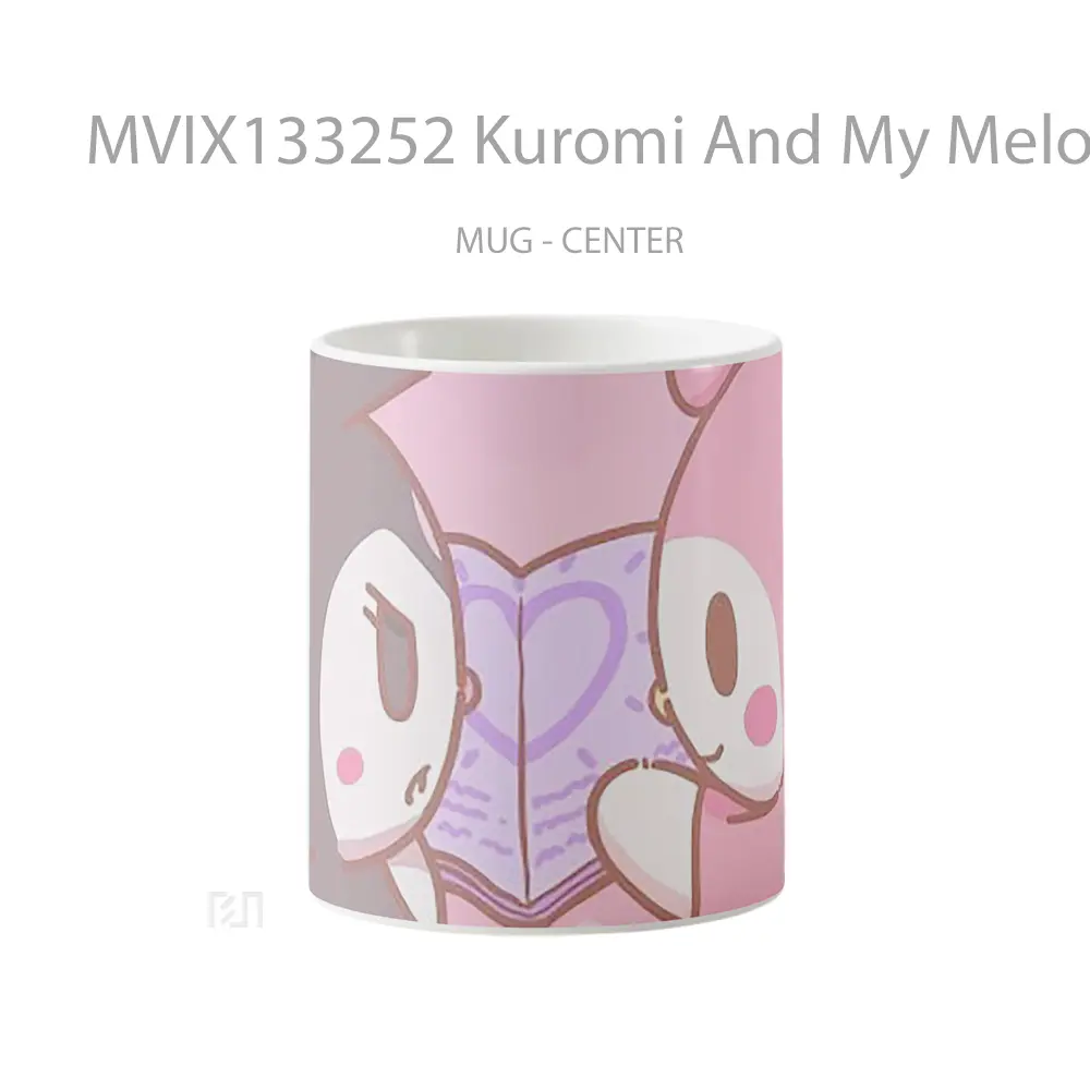 Mug Kuromi And My Melody V2 Gelas Keramik Unik
