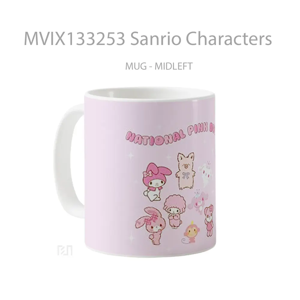 Mug Sanrio Characters Gelas Keramik Unik - All-side / Desain