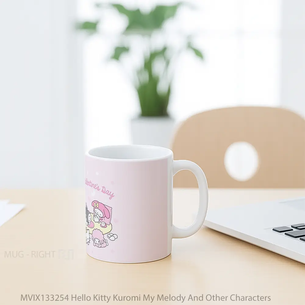 Mug Hello Kitty Kuromi My Melody And Other Characters Gelas Keramik Unik - All-side / Desain