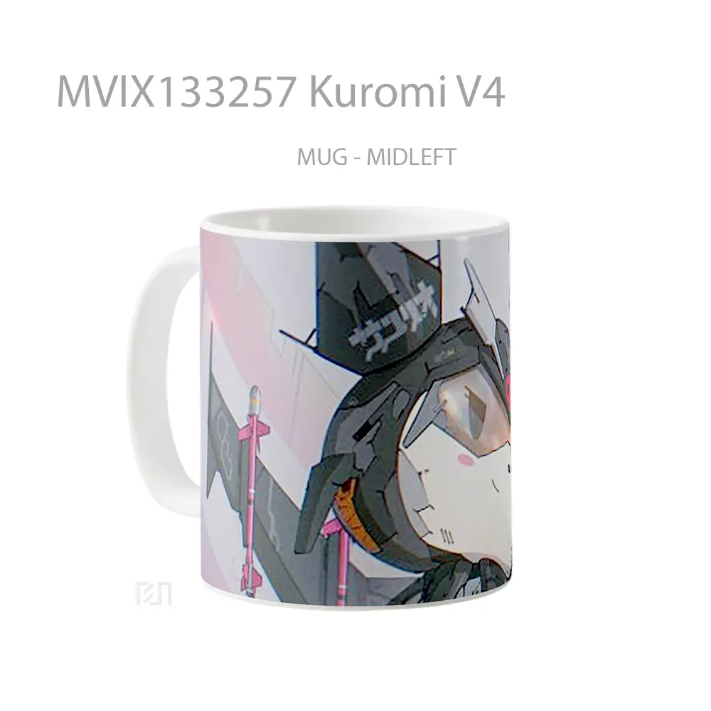 Mug Kuromi V4 Gelas Keramik Unik - All-side / Desain