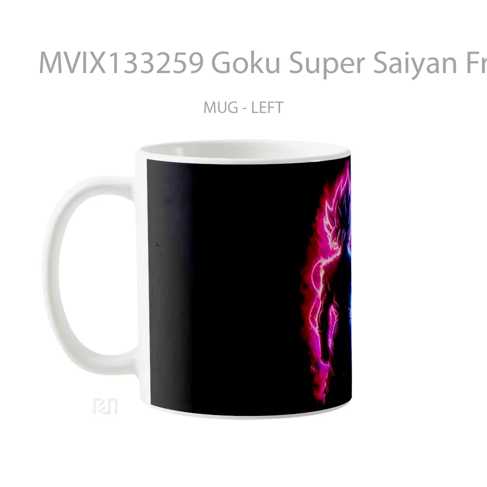 Mug Goku Super Saiyan From Dragon Ball V1 Cangkir Anime - All-side / Desain