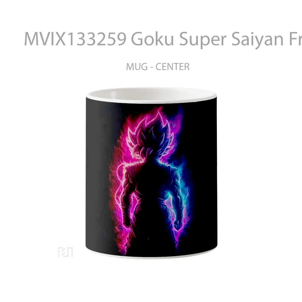 Mug Goku Super Saiyan From Dragon Ball V1 Cangkir Anime