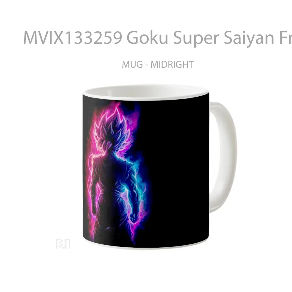Mug Goku Super Saiyan From Dragon Ball V1 Cangkir Anime - All-side / Desain