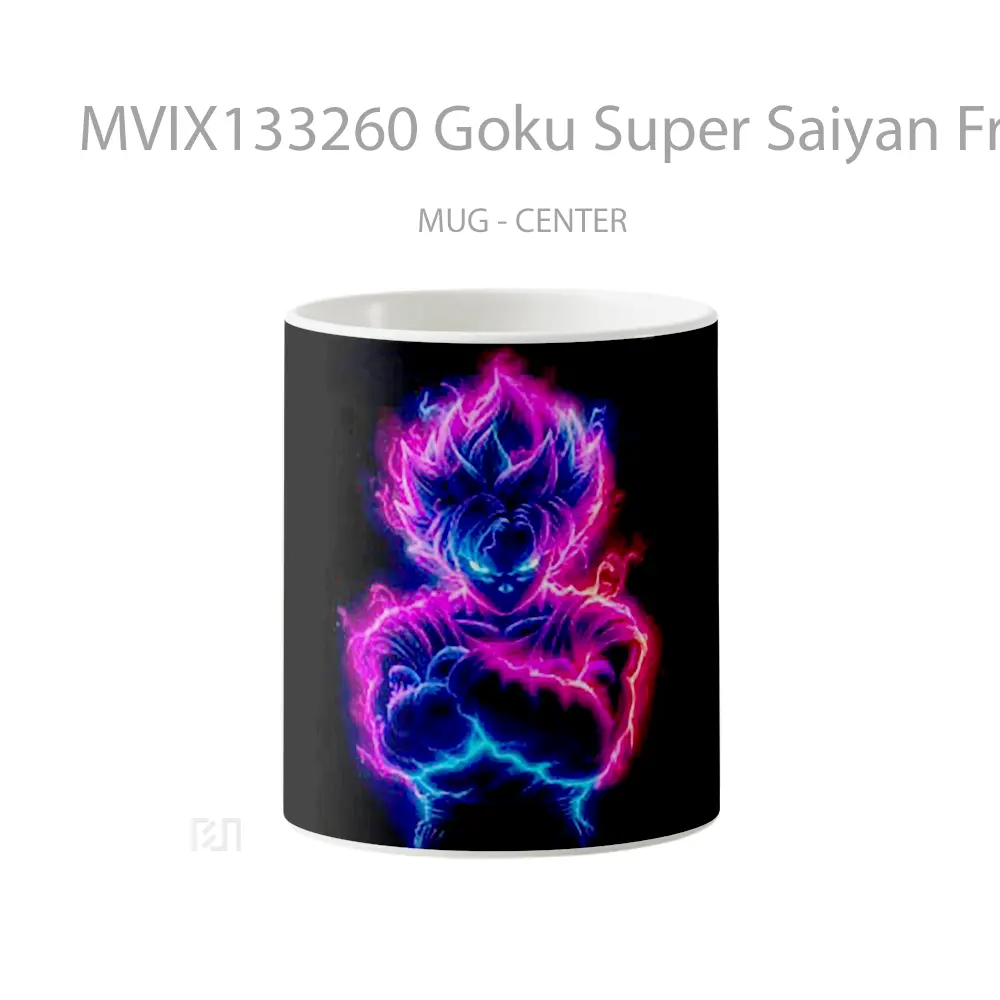 Mug Goku Super Saiyan From Dragon Ball V2 Cangkir Anime