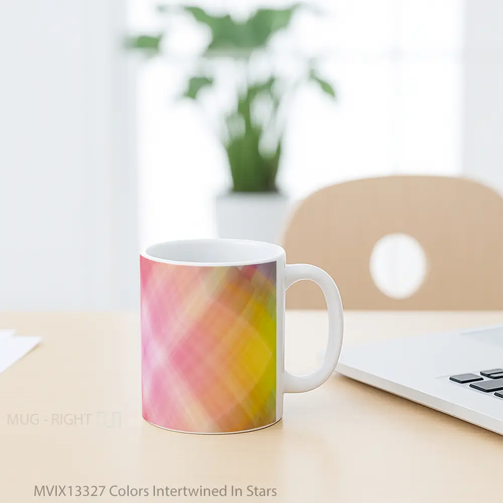 Mug Colors Intertwined In Stars Gelas Astronomi - All-side / Desain