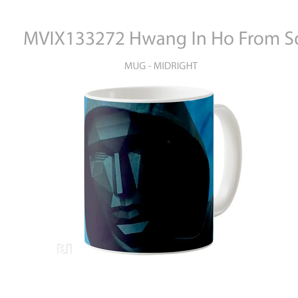 Mug Hwang In Ho From Squid Game Cangkir Gamer - All-side / Desain