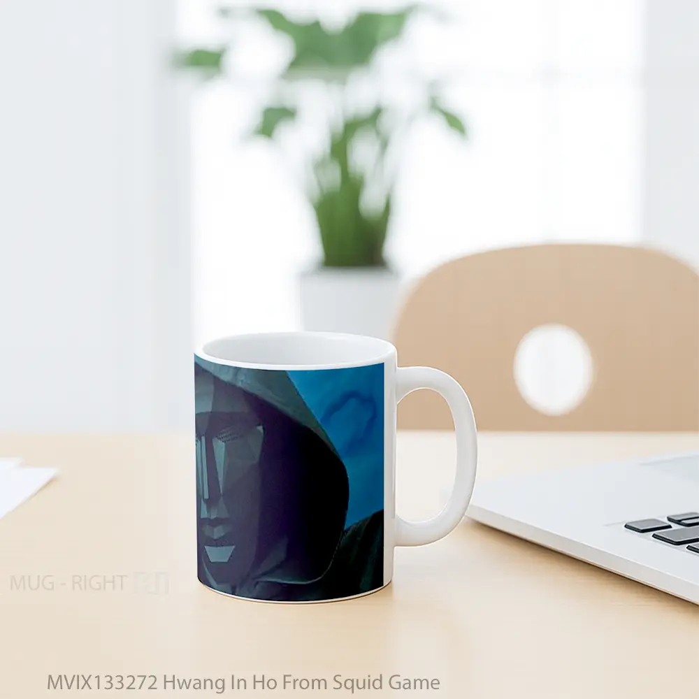 Mug Hwang In Ho From Squid Game Cangkir Gamer - All-side / Desain