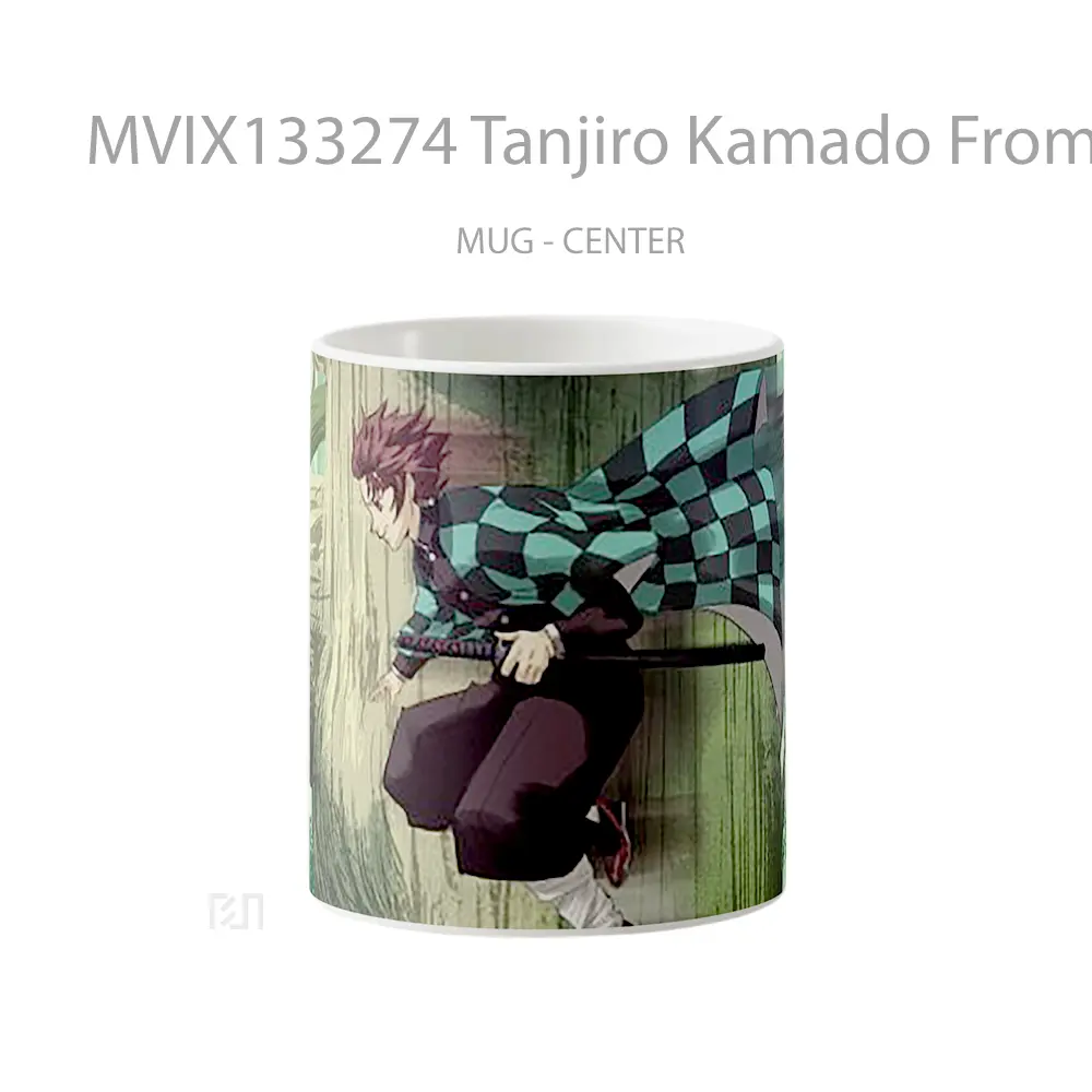 Mug Tanjiro Kamado From Demon Slayer V5 Cangkir Anime