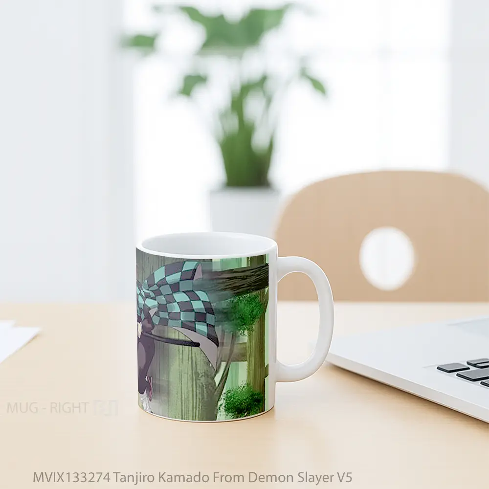 Mug Tanjiro Kamado From Demon Slayer V5 Cangkir Anime - All-side / Desain