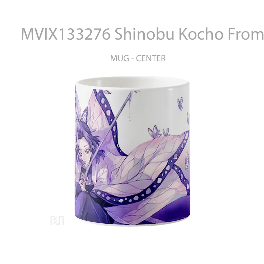 Mug Shinobu Kocho From Demon Slayer V4 Cangkir Anime