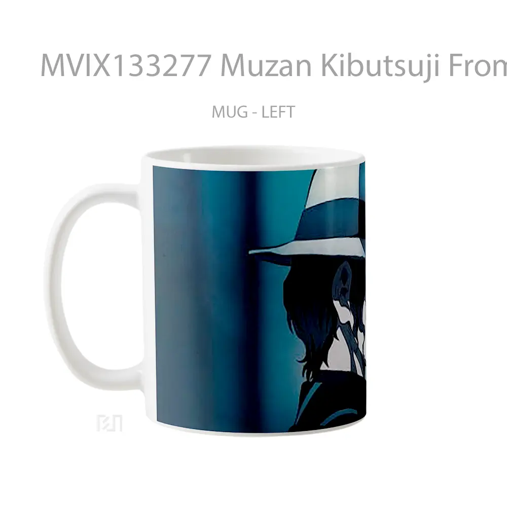 Mug Muzan Kibutsuji From Demon Slayer V2 Cangkir Anime - All-side / Desain