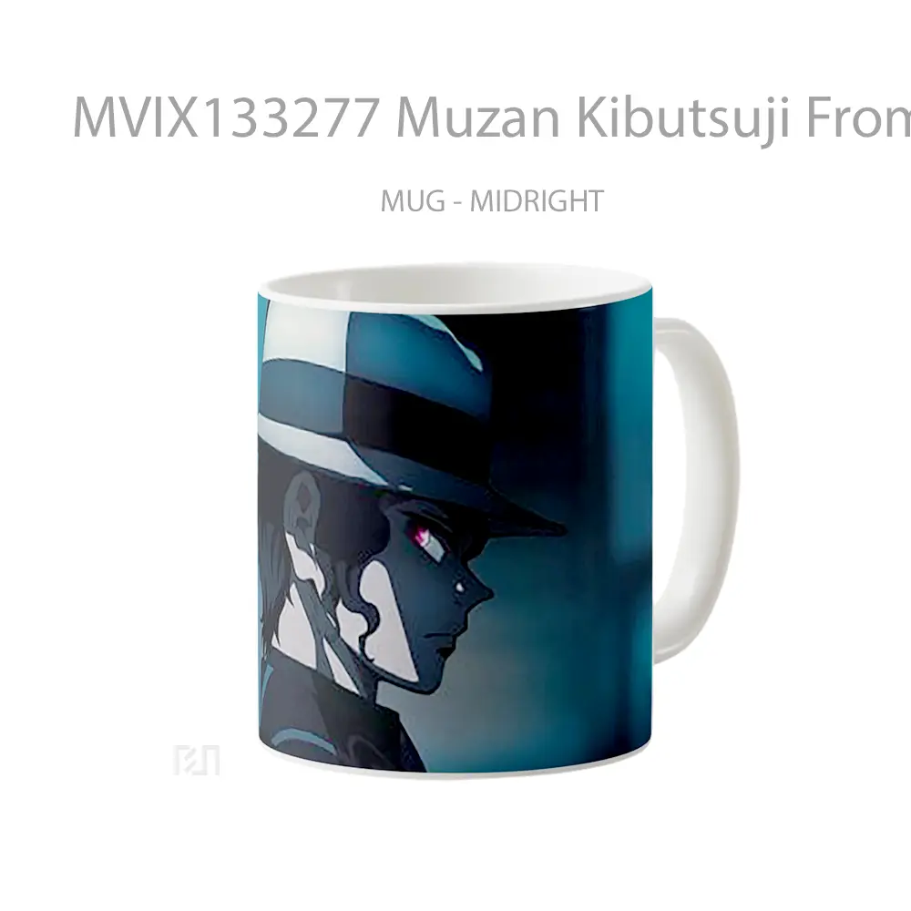 Mug Muzan Kibutsuji From Demon Slayer V2 Cangkir Anime - All-side / Desain