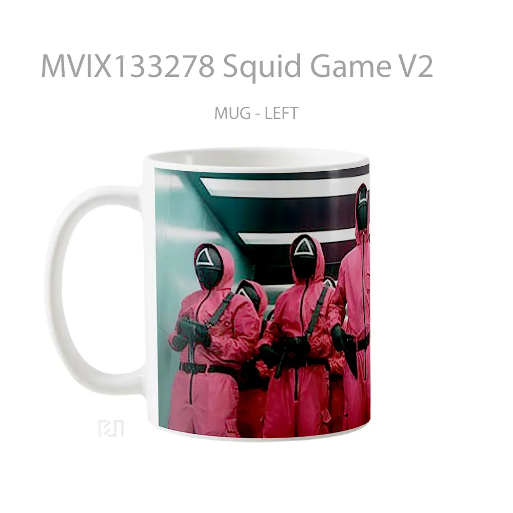 Mug Squid Game V2 Cangkir Gamer - All-side / Desain