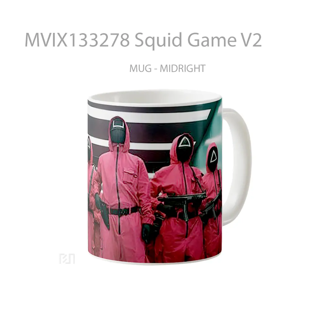 Mug Squid Game V2 Cangkir Gamer - All-side / Desain