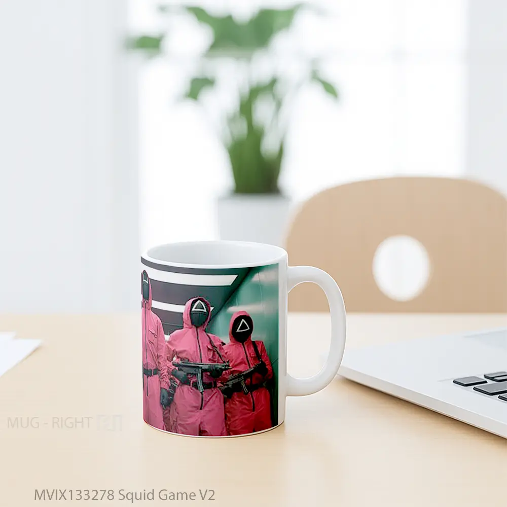 Mug Squid Game V2 Cangkir Gamer - All-side / Desain