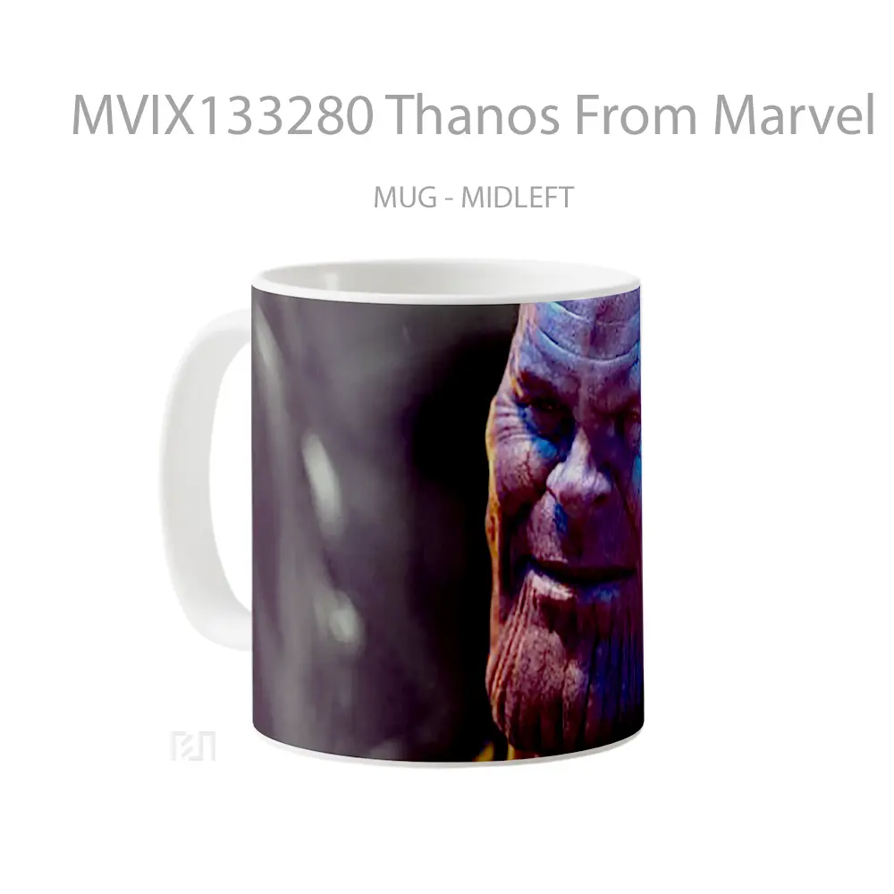 Mug Thanos From Marvel Gelas Superhero - All-side / Desain