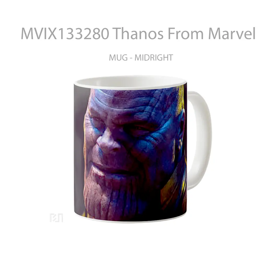 Mug Thanos From Marvel Gelas Superhero - All-side / Desain