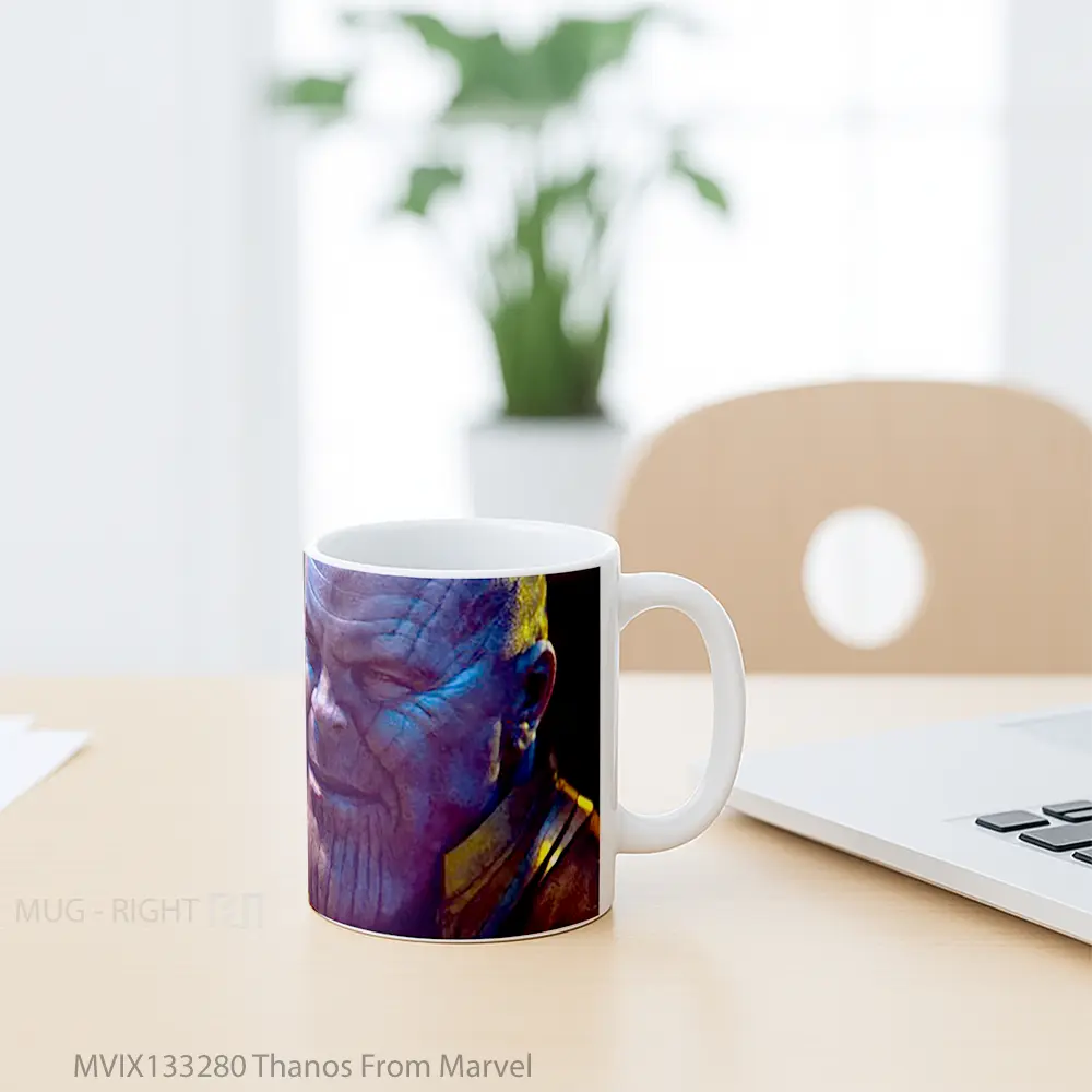 Mug Thanos From Marvel Gelas Superhero - All-side / Desain