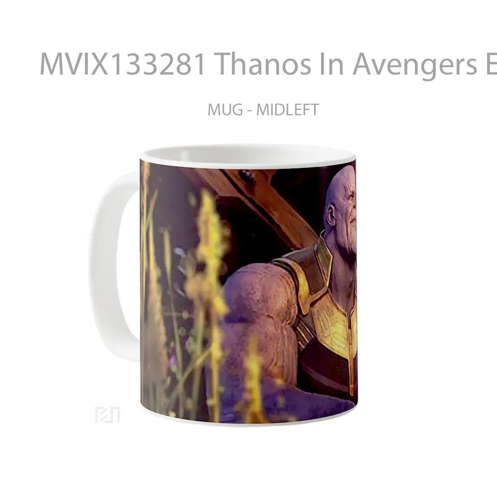 Mug Thanos In Avengers Endgame Gelas Superhero - All-side / Desain