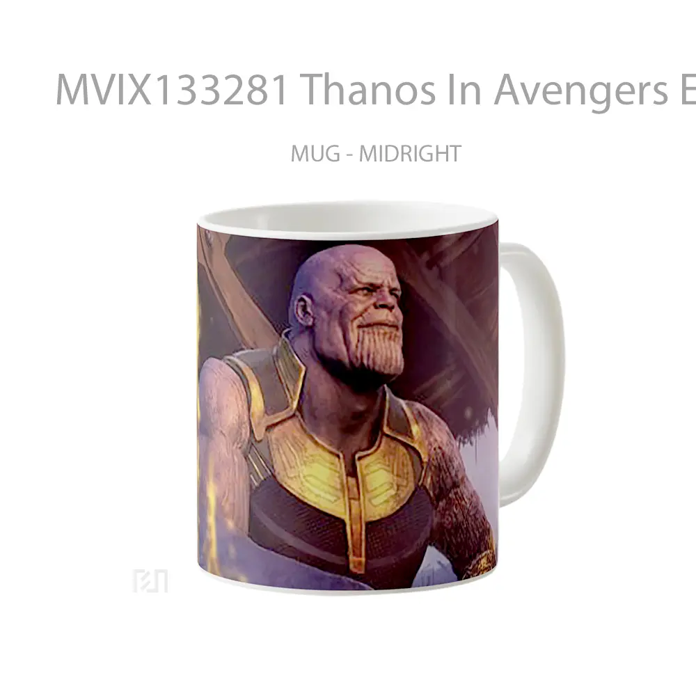 Mug Thanos In Avengers Endgame Gelas Superhero - All-side / Desain