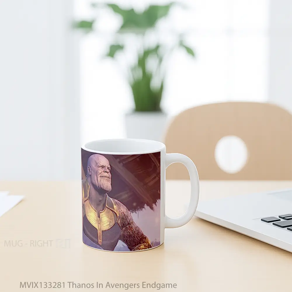 Mug Thanos In Avengers Endgame Gelas Superhero - All-side / Desain