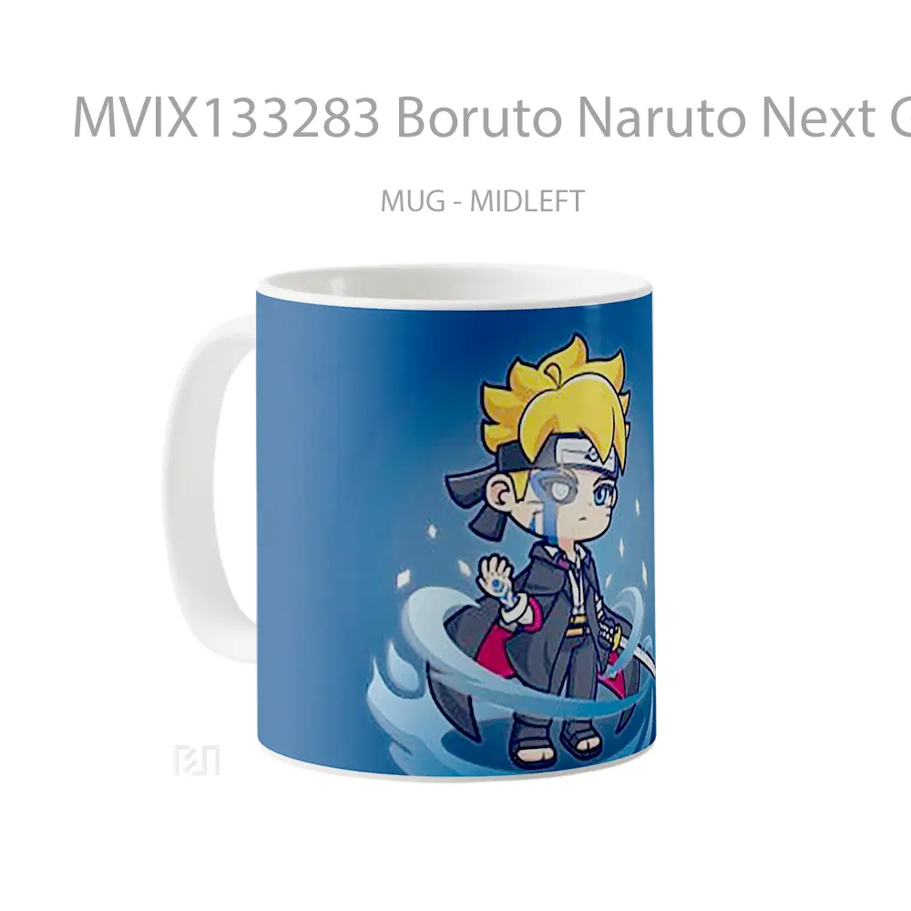 Mug Boruto Naruto Next Generations V1 Cangkir Anime - All-side / Desain