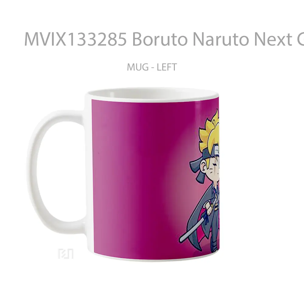 Mug Boruto Naruto Next Generations V2 Cangkir Anime - All-side / Desain