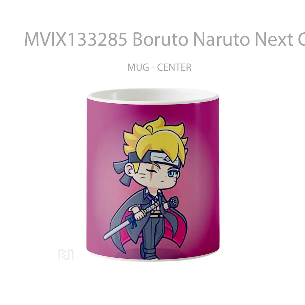 Mug Boruto Naruto Next Generations V2 Cangkir Anime