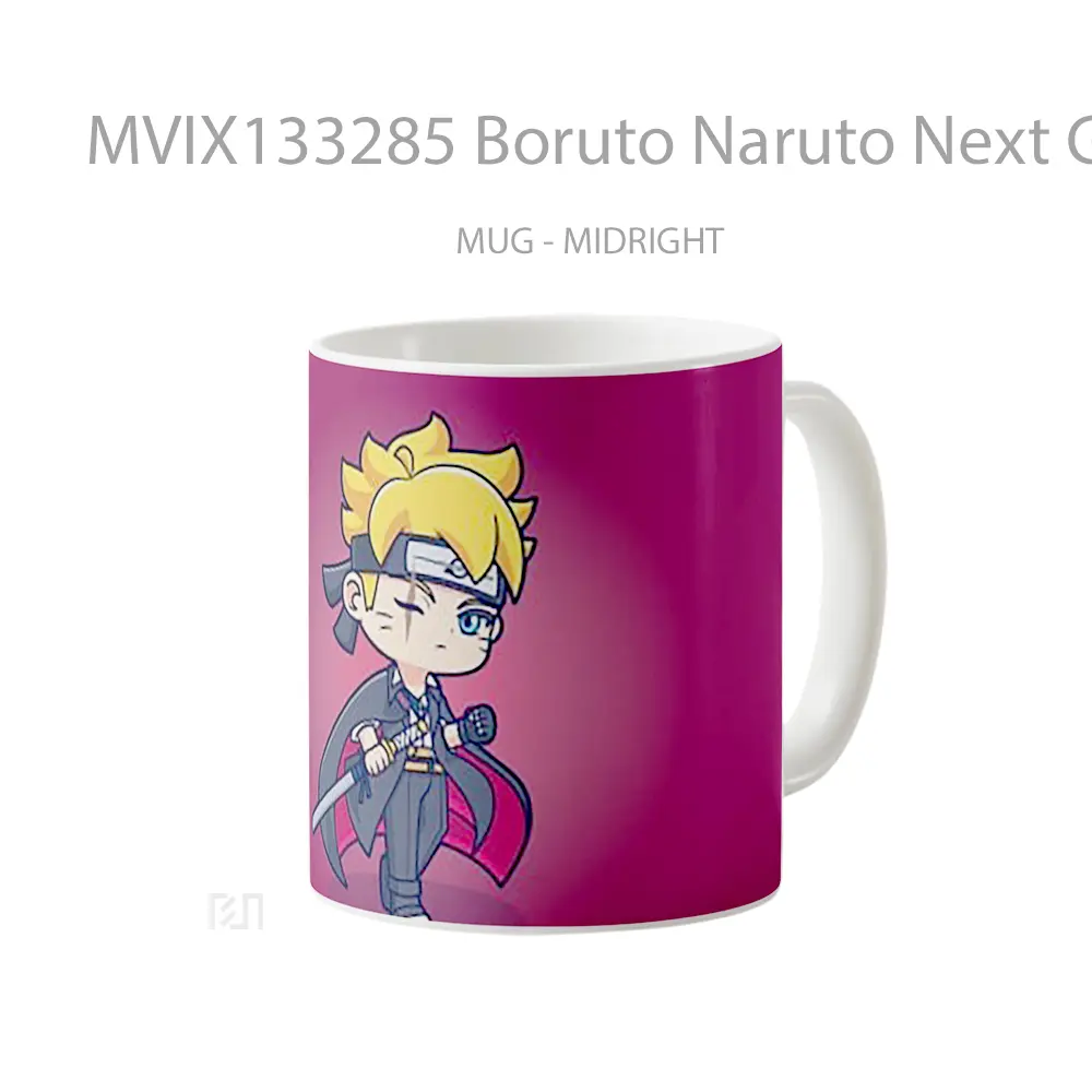 Mug Boruto Naruto Next Generations V2 Cangkir Anime - All-side / Desain