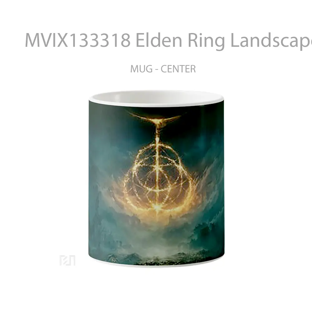 Mug Elden Ring Landscape Gelas Pemandangan Alam