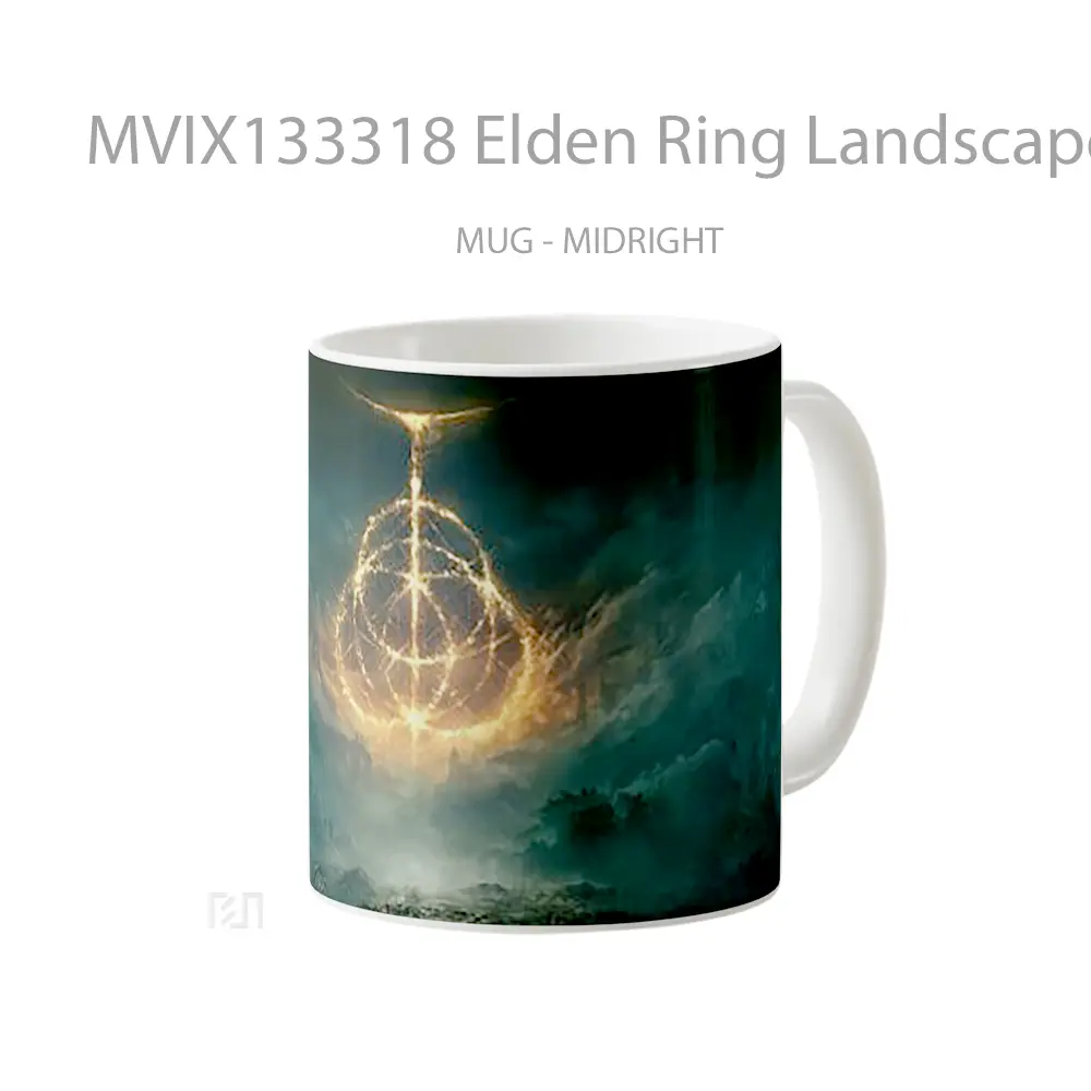Mug Elden Ring Landscape Gelas Pemandangan Alam - All-side / Desain