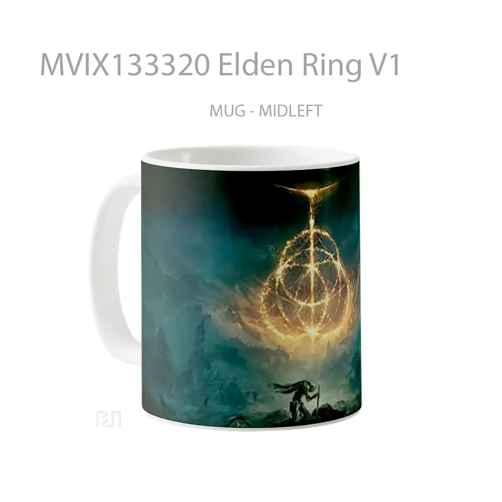 Mug Elden Ring V1 Gelas Keramik Unik - All-side / Desain