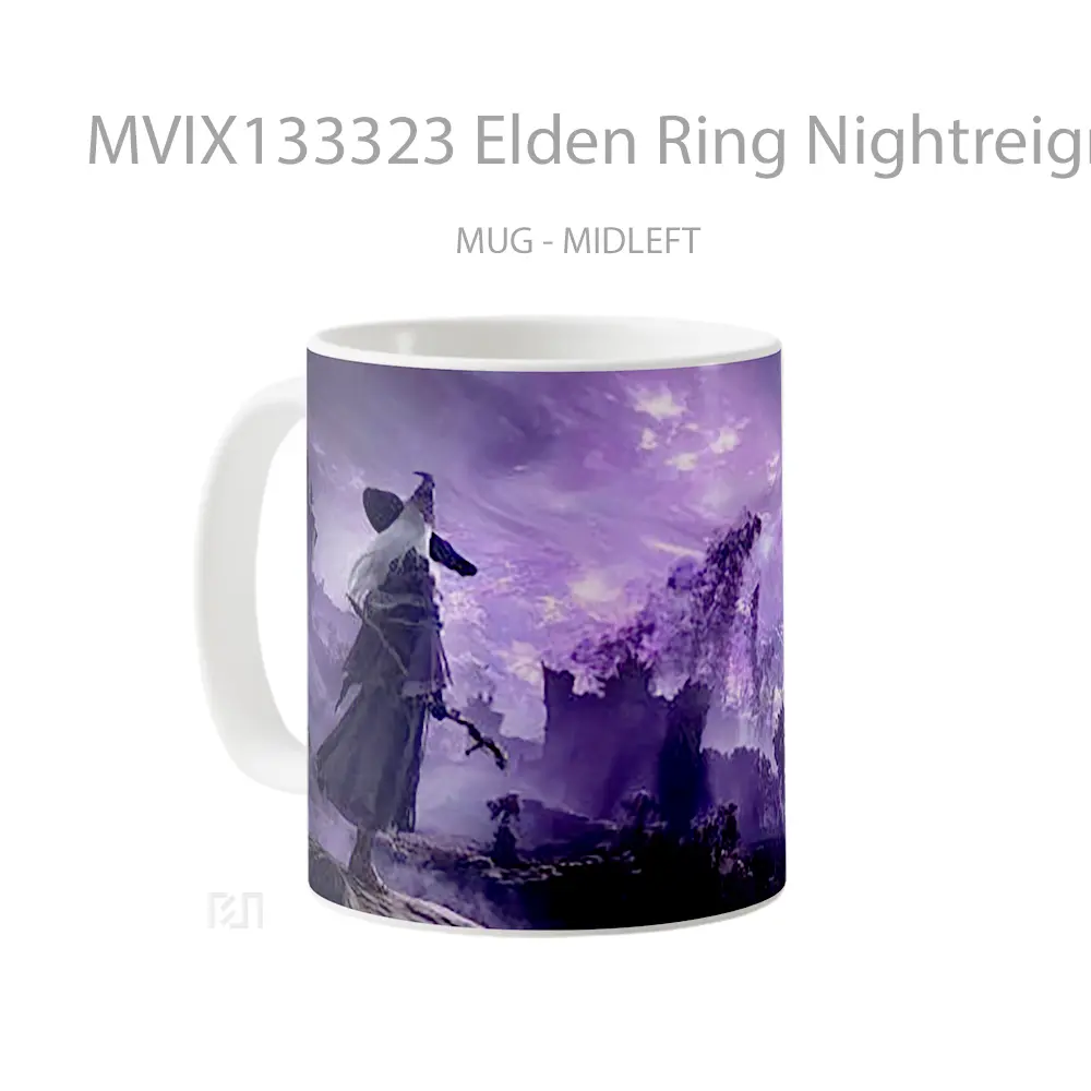 Mug Elden Ring Nightreign V2 Gelas Keramik Unik - All-side / Desain