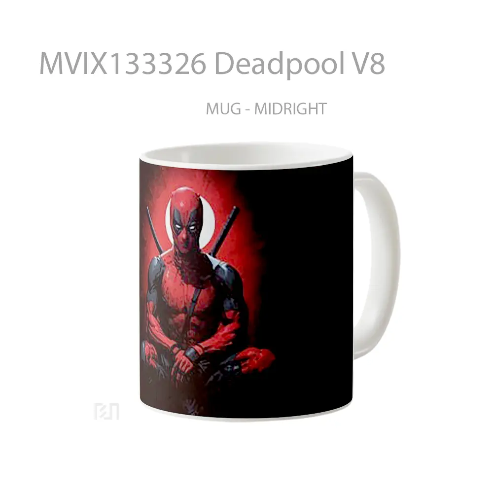 Mug Deadpool V8 Gelas Superhero - All-side / Desain