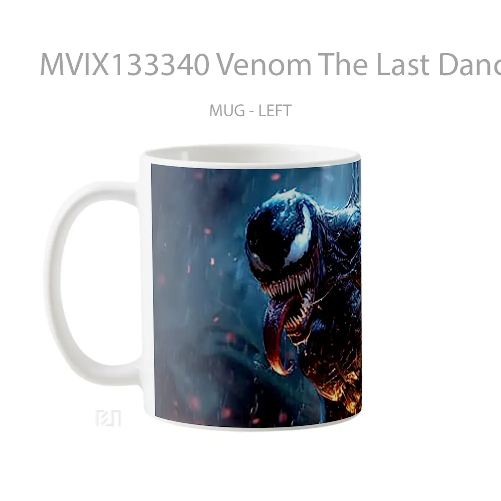 Mug Venom The Last Dance V3 Gelas Superhero - All-side / Desain