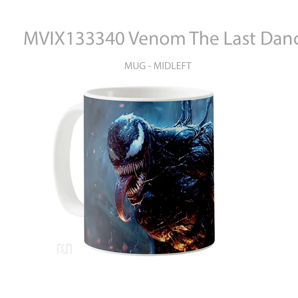 Mug Venom The Last Dance V3 Gelas Superhero - All-side / Desain