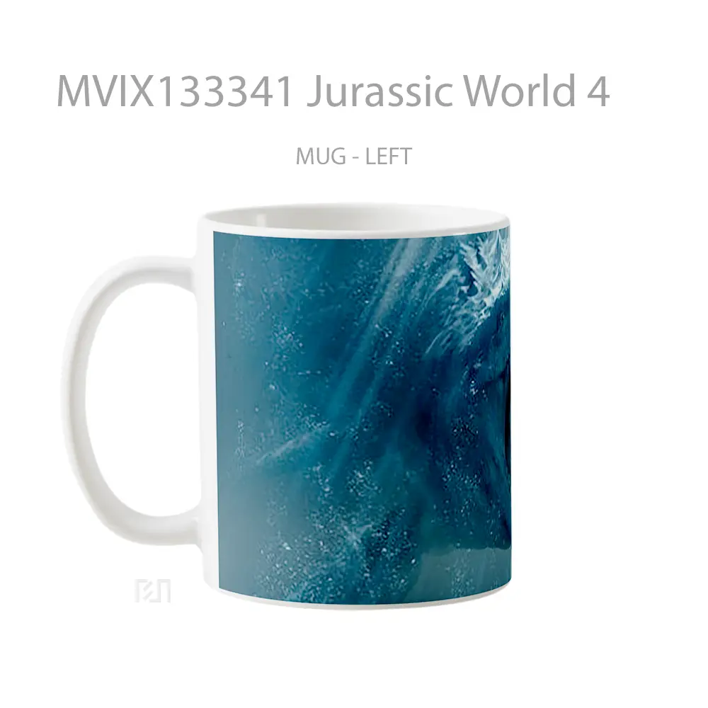 Mug Jurassic World 4 Gelas Film - All-side / Desain