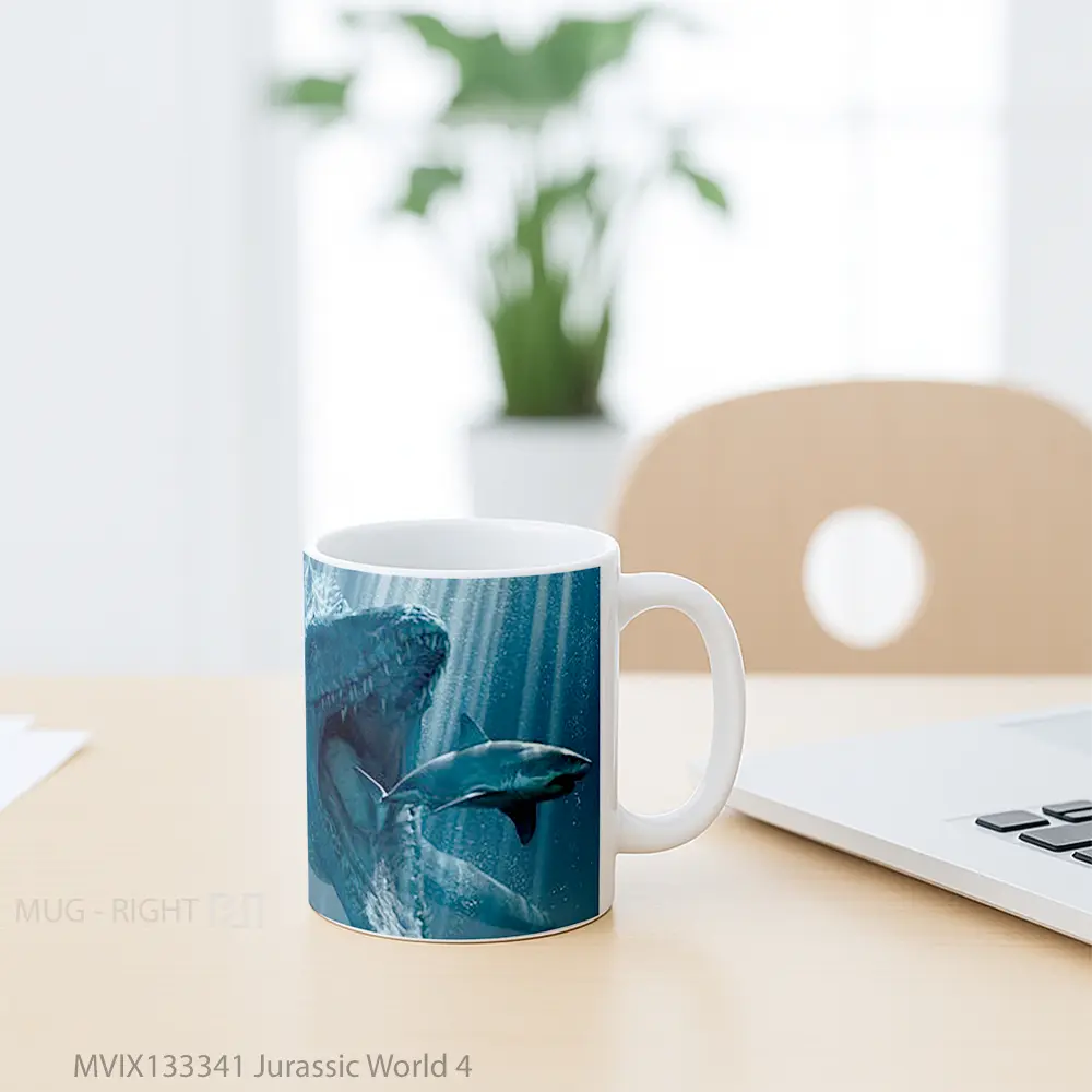 Mug Jurassic World 4 Gelas Film - All-side / Desain