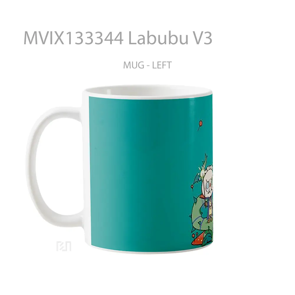Mug Labubu V3 Gelas Keramik Unik - All-side / Desain