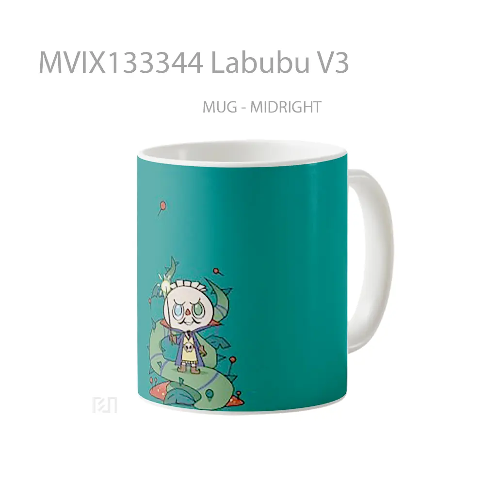 Mug Labubu V3 Gelas Keramik Unik - All-side / Desain