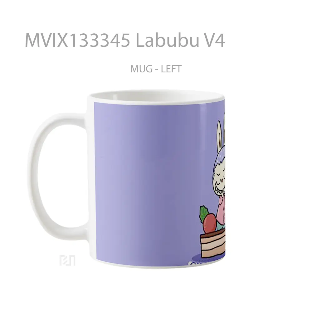 Mug Labubu V4 Gelas Keramik Unik - All-side / Desain