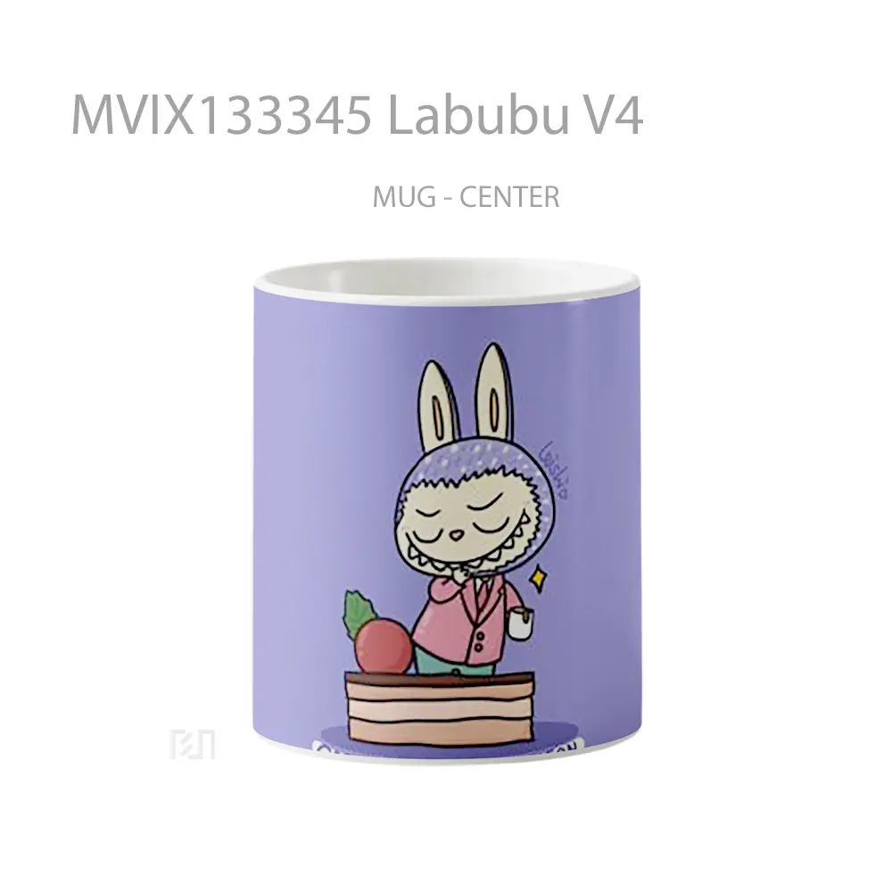 Mug Labubu V4 Gelas Keramik Unik