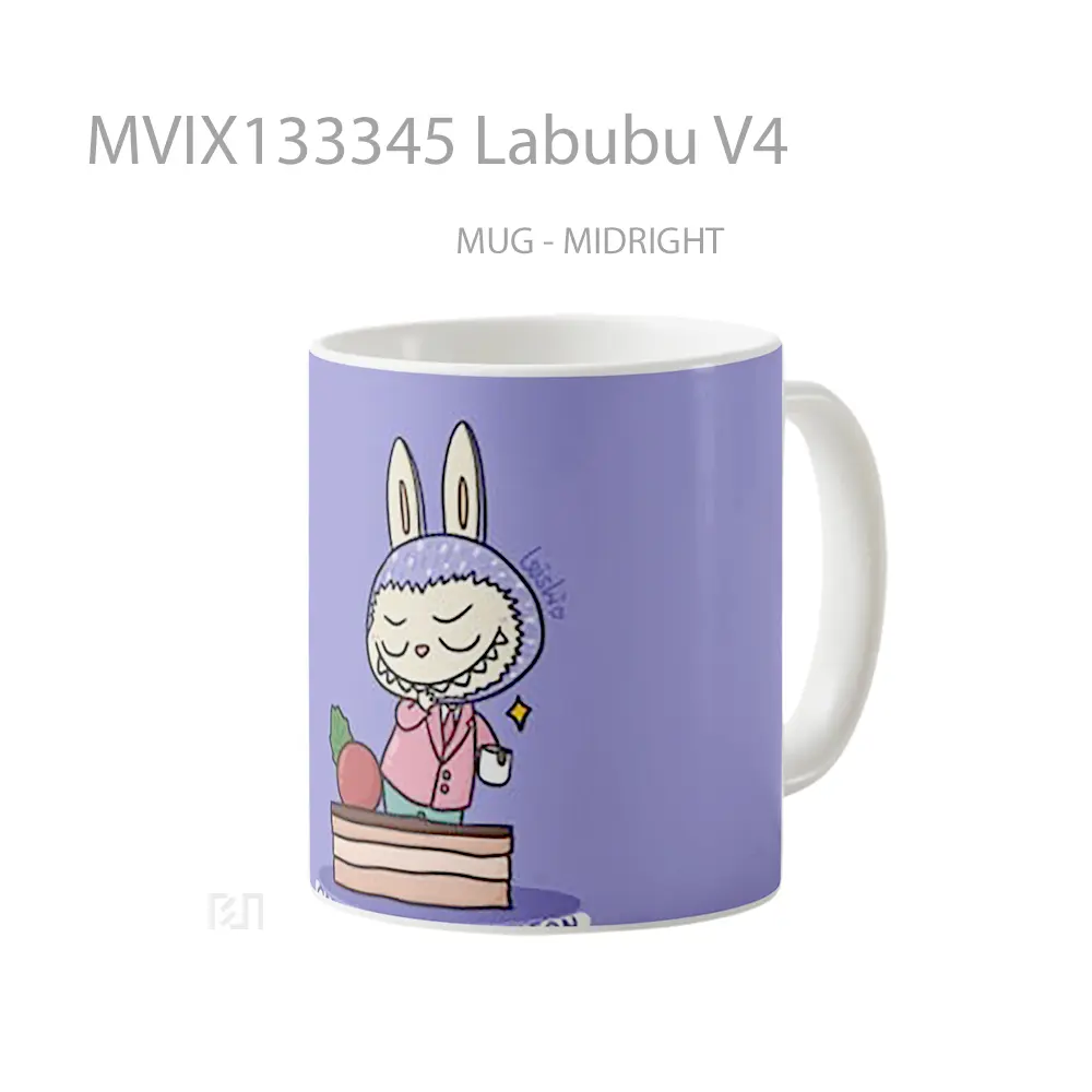 Mug Labubu V4 Gelas Keramik Unik - All-side / Desain