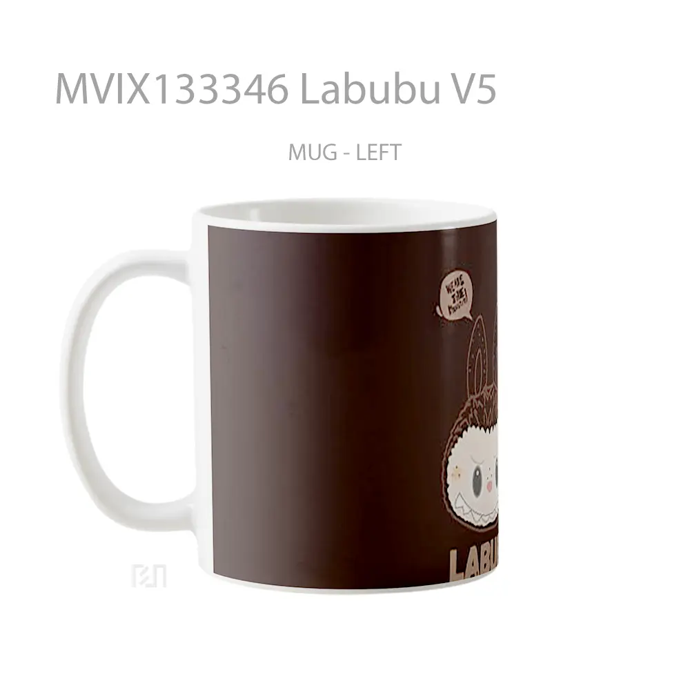Mug Labubu V5 Gelas Keramik Unik - All-side / Desain