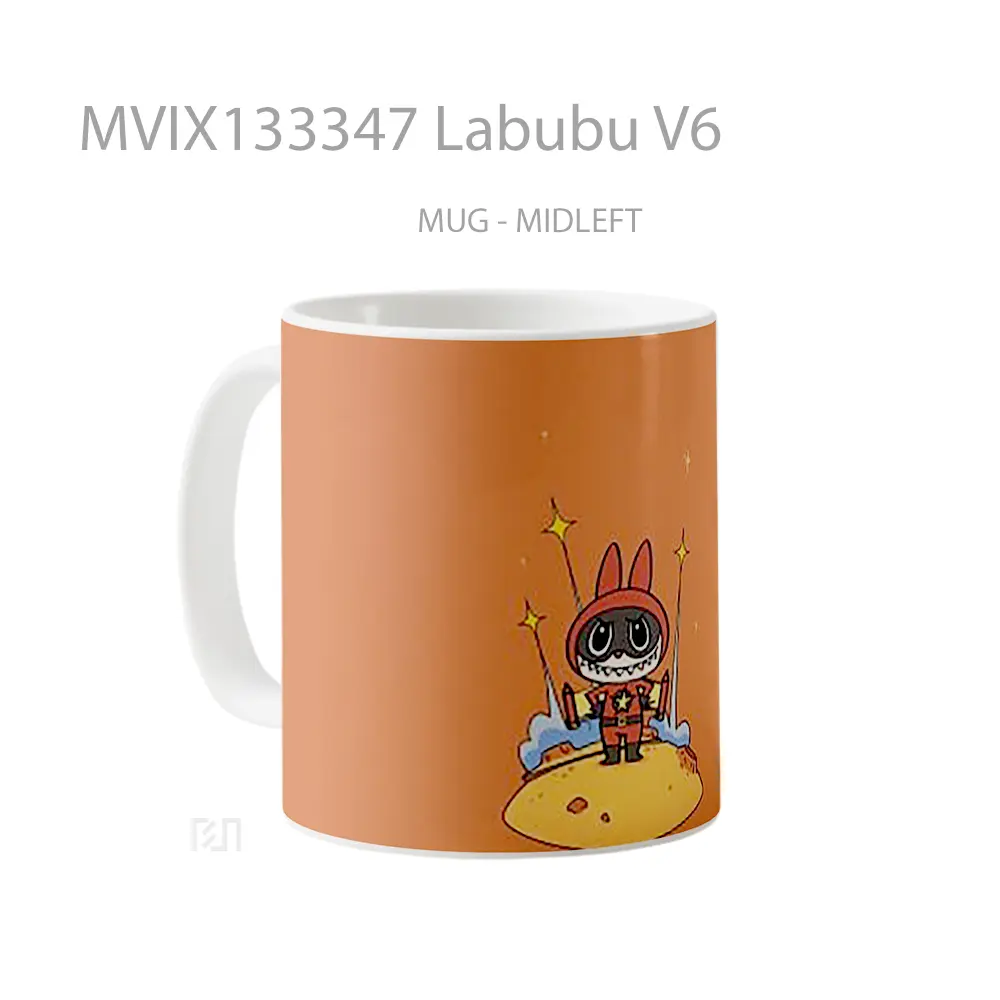 Mug Labubu V6 Gelas Keramik Unik - All-side / Desain